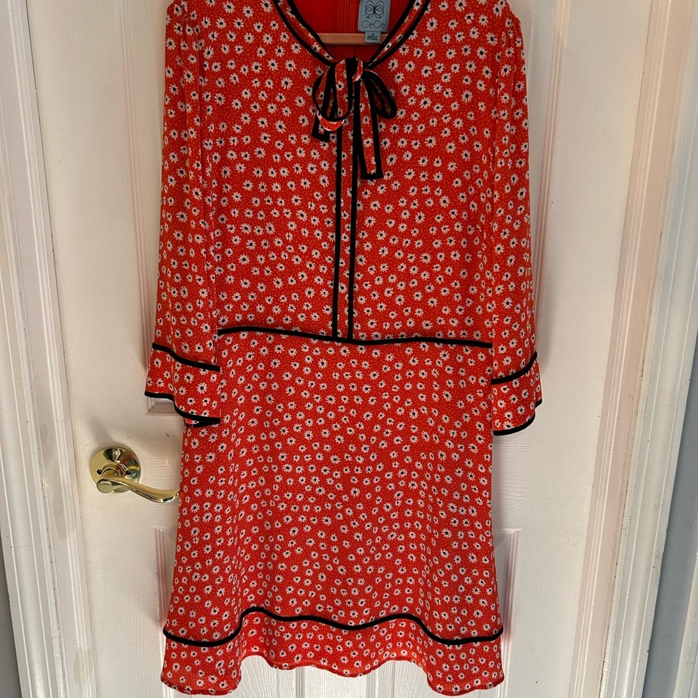 Cece dress with daisy and bow